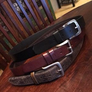 Mens Belts sz 34/36 EUC